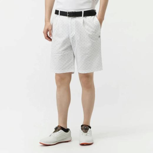 PING 高尔夫男士 春夏速干透气 印花弹力网眼短裤五分裤 松紧腰 商品图0