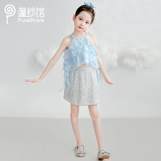 碧波挂脖上衣 星落半裙 商品图2