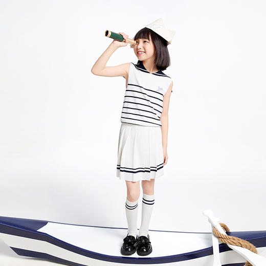 【实体店同款】女童无袖针织衫夏季新款安奈儿童装AG522708 商品图3