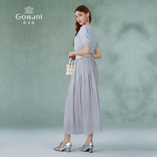 乔万尼针织衫女新款短袖天丝薄款EM2M906 商品图4