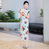 WX-ZS-2507春季新款真丝旗袍中式桑蚕丝连衣裙手工缝制送考宴席日常可穿 商品缩略图0