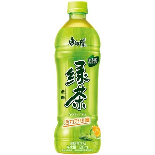 康师傅 低糖绿茶调味茶饮品 500ml/瓶 商品图0
