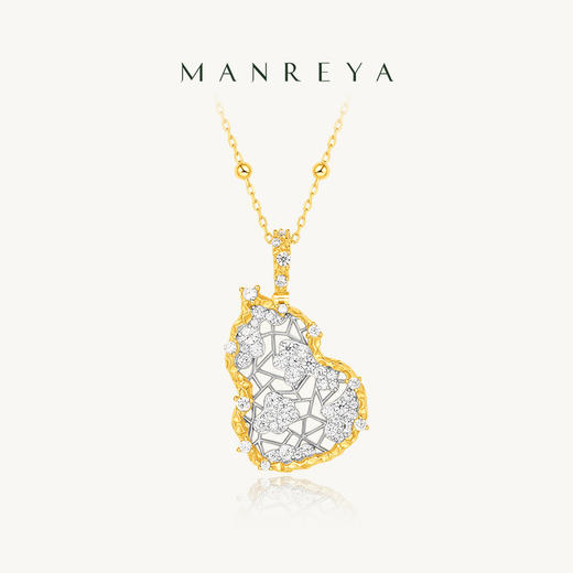 Manreya玛芮雅“福耀吉运”银镀金项链母亲节礼物新款送礼 商品图0