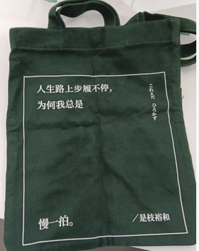 单向空间 2019新版斜纹棉单肩 包 / 瘦长版 墨绿 -OWSPACE