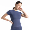 薄款运动紧身透气瑜伽服短袖T恤 女修身吸汗速干显瘦跑步健身上衣 商品缩略图3