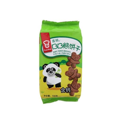嘉顿 巧克力味BB熊饼干 100g/袋 商品图0