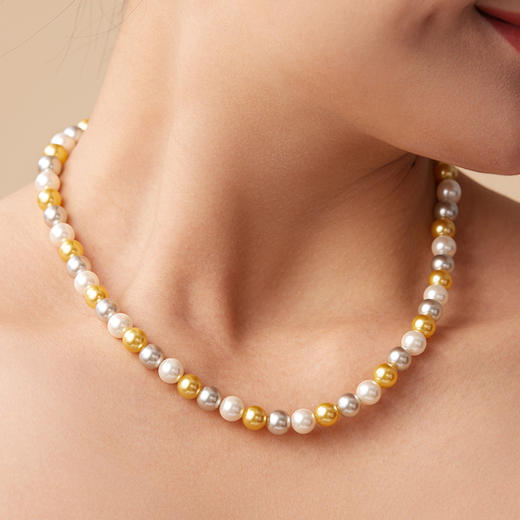 Manreya玛芮雅“摩俪焦点”珍珠项链耳饰套装母亲节礼物新款送礼 商品图3