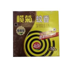 榄菊牌小盘装檀香型黑蚊香10圈/盒