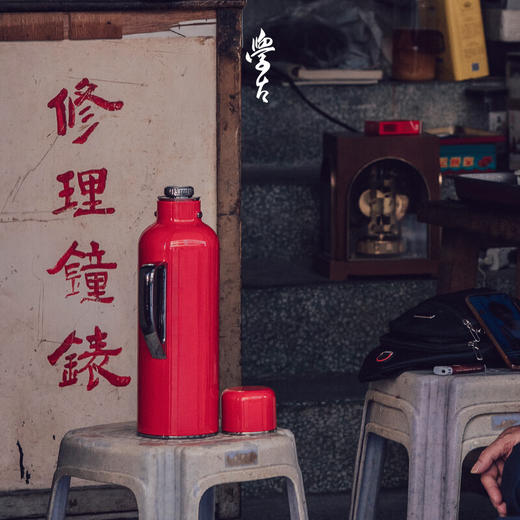 学古 一原传家壶 中式复古焖茶壶热水壶暖壶热水瓶家用保温1.6L 红色 1.6L 商品图3