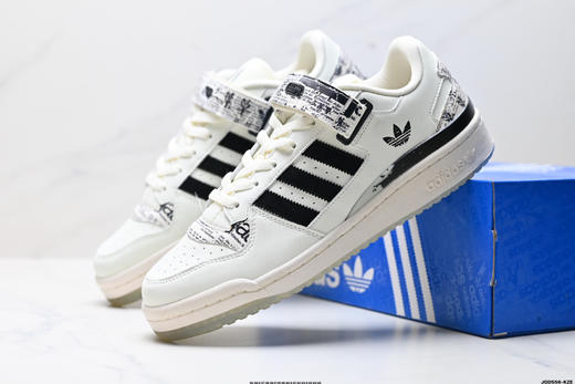 阿迪达斯ADIDAS FORUM LOW CL三叶草经典复古低帮休闲运动板鞋ID0990男女鞋 商品图7