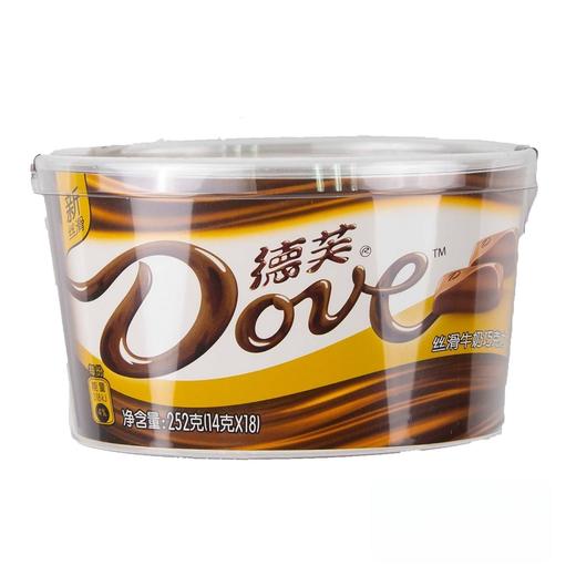 德芙Dove 丝滑牛奶巧克力 252g 碗装/盒 商品图3