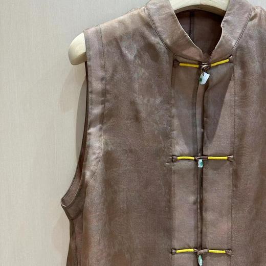 中式马甲(23704158-椒褐) 商品图1