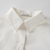 ROMI STUDIO“去繁就简”棉质砂洗微皱肌理极简翻领衬衣RW25SSG0137 商品缩略图2
