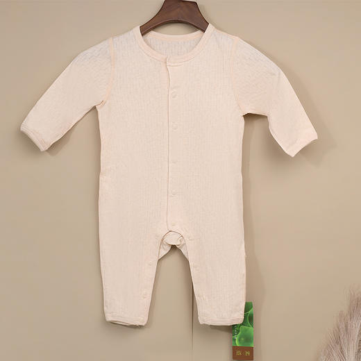 素道有机彩棉 新生儿连体衣 商品图1