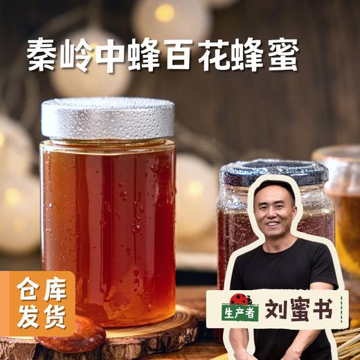 【2025年新蜜】秦岭中蜂百花蜂蜜 500g/罐 | 合作农友生产，产自陕西汉中秦岭，生产者：刘蜜书 &【公平贸易农人定价】 商品图0