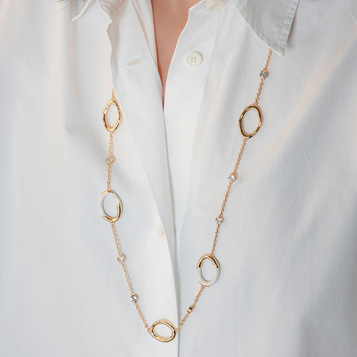 【刘忻&刘芳菲&万妮达同款】Garden of Eden 伊甸园系列 | 涟漪环形长链 商品图1