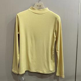 【线上专属】知点蛋白打底衫（DD709-土黄）