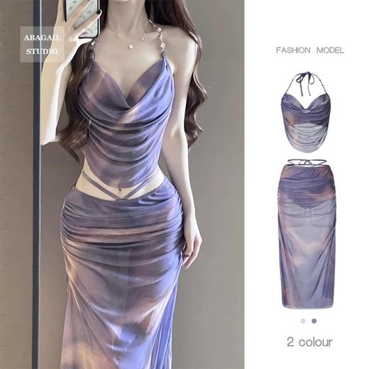 【比基尼泳衣三件套】新款比基尼bikini三件套游泳衣女分体度假沙滩泳装，火辣辣的夏天已经到达，夏季玩水必备泳衣。ry 商品图3