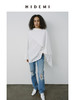 HIDEMI甄选长绒棉系列极简可拆卸斗篷设计感不对称剪裁廓形衬衫 商品缩略图4
