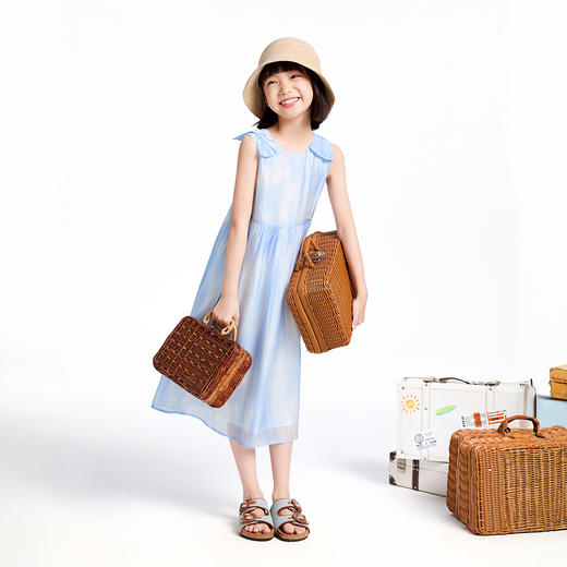 【实体店同款】女童连衣裙夏季新款安奈儿童装AG523626 商品图5