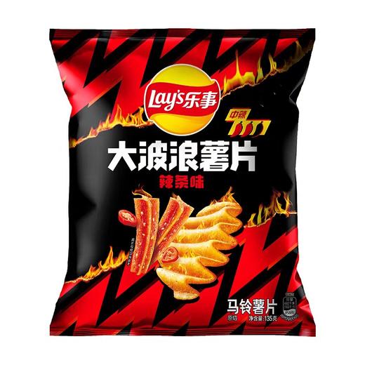 乐事大波浪薯片辣条味135g 商品图0