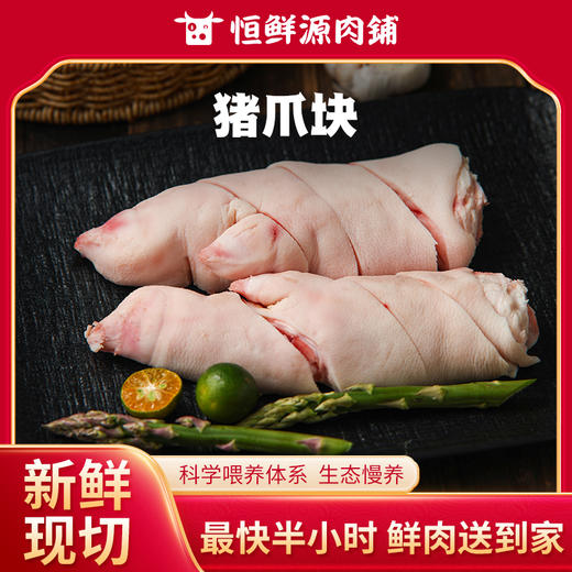 【小时达】猪爪块500g±20g/份 商品图0