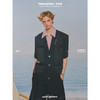 启世录TIWILLTANG“溶韵烬涉”缎面拼接西装套装夏季黑色外套男 商品缩略图0