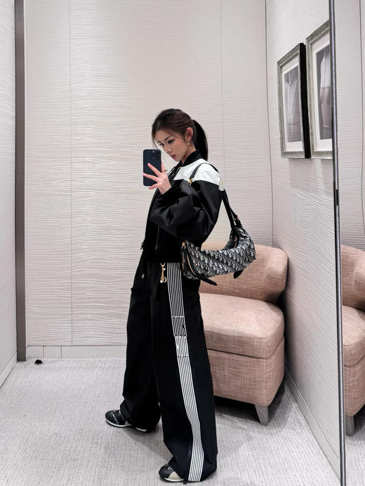 迪奥 25早春黑白撞色休闲裤长裤（TM） 商品图0