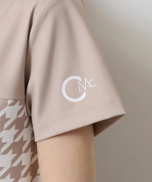 CECIL McBEE green 高尔夫女士 干鸟格半高领短袖T恤 运动户外 商品图14