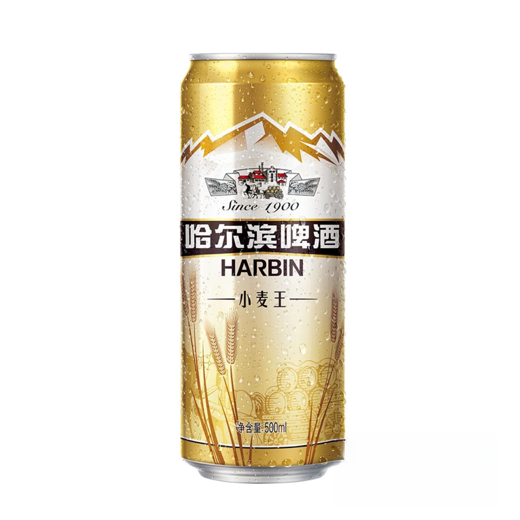 哈尔滨小麦王啤酒500ml