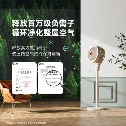 奥戈那 OGNAL电风扇3D摇头空气循环扇家用落地扇净化扇台立两用风扇可放香薰蚊香片8寸循环扇FL系列 机械款FL-YF101 商品图2