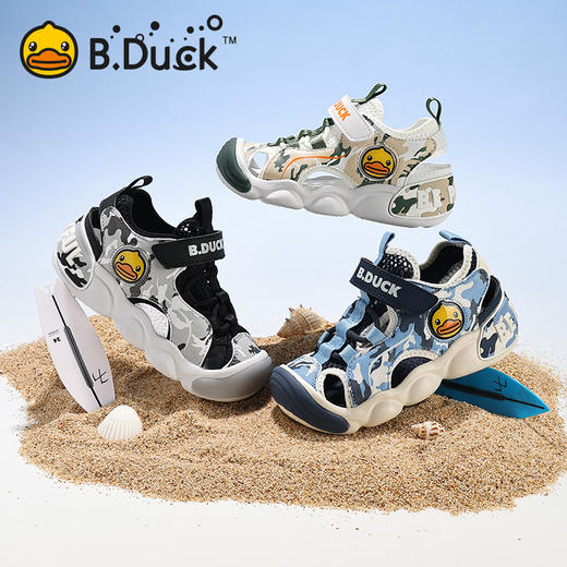 B.Duck小黄鸭童鞋夏季常规凉鞋24-30 B2686861 商品图0