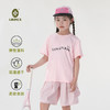 2025年新款 力丼田儿童户外夏季款 粉色高弹吸排短袖T恤 L2421S003CARD 商品缩略图0