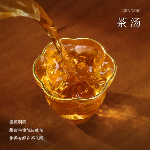 懂茶帝陈皮白茶港式陈皮白茶2019年紧压陈皮+老寿眉福鼎白茶100g 商品图2