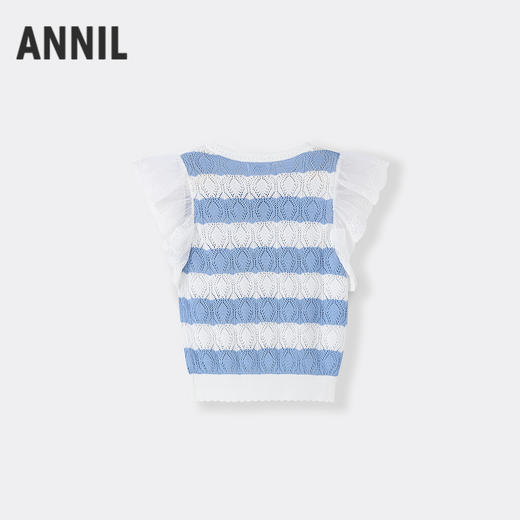 【实体店同款】女童短袖针织衫夏季新款安奈儿童装AG524621 商品图1