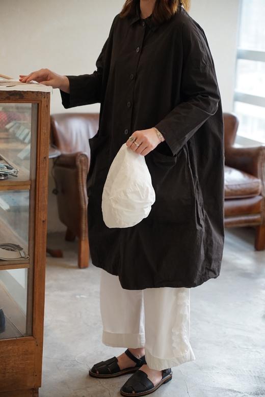 ALBUM DI FAMIGLIA 高翻领显瘦大口袋连衣裙 商品图12