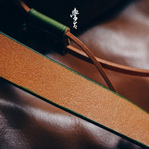 学古传家壶·迷你全手工真皮壶包Horween款 便携随身包户外牛皮 葡萄红 商品图8