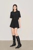 ESTELLICA 黑色小香风圆领外套短裤套装 18202 商品缩略图2