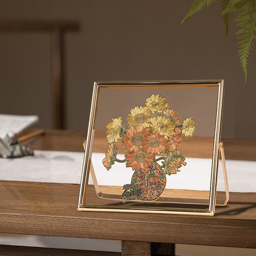 国博×朱炳仁铜向日葵系列 ，铜雕非遗艺术大师艺术衍生，每一朵都蕴含着向阳希望（胸针预售15天发货） 商品图10