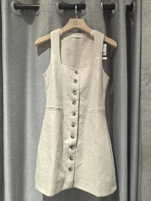 Faithfull The Brand - Jaques Mini Dress - Natural - 女装 - 连身裙 - 自然色 商品图0