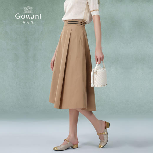 乔万尼半身裙夏新款a字半裙显瘦百搭双色可选EM2D767 商品图7