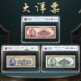 民国大洋票  中标国评  仅流通4个月