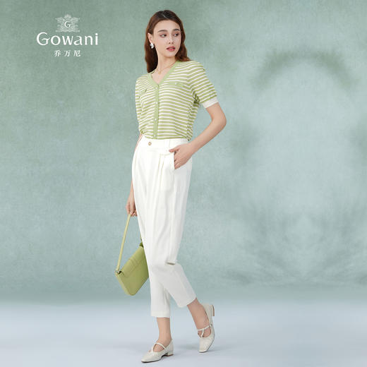 乔万尼夏季新款休闲裤哈伦裤显瘦遮肉长裤EI2F807 商品图2