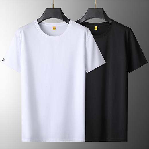 【莫代尔棉】【DG】大依优型大码短袖T恤休闲百搭圆领半袖男士加大码薄款打底衫上衣 商品图0