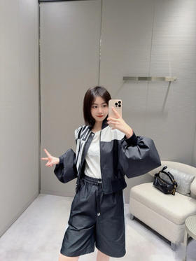 迪奥 25早春黑白撞色拉链夹克外套（TM）