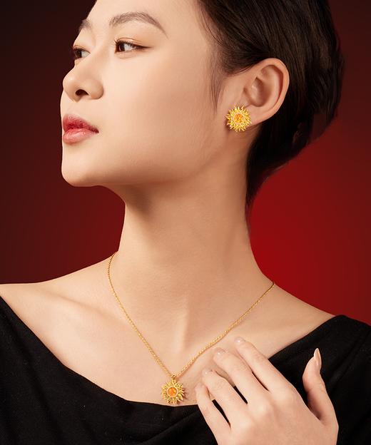 国博×朱炳仁铜向日葵系列 ，铜雕非遗艺术大师艺术衍生，每一朵都蕴含着向阳希望（胸针预售15天发货） 商品图7