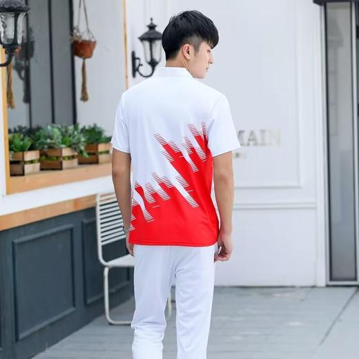 中国队运动服套装夏季短袖T恤男女团体训练服队服polo 商品图6