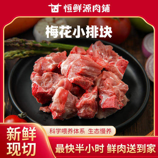 【小时达】梅花小排块500g±20g/份 商品图0