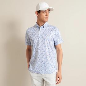 CALLAWAY GOLF 高尔夫 男士 小花卉印花 凉爽短袖衬衫