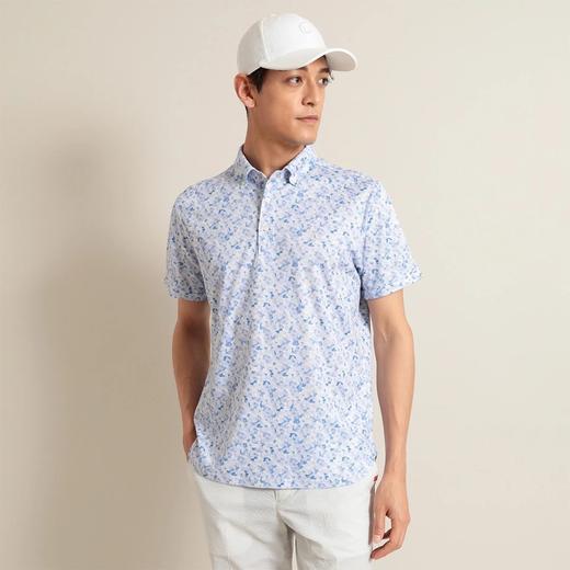 CALLAWAY GOLF 高尔夫 男士 小花卉印花 凉爽短袖衬衫 商品图0